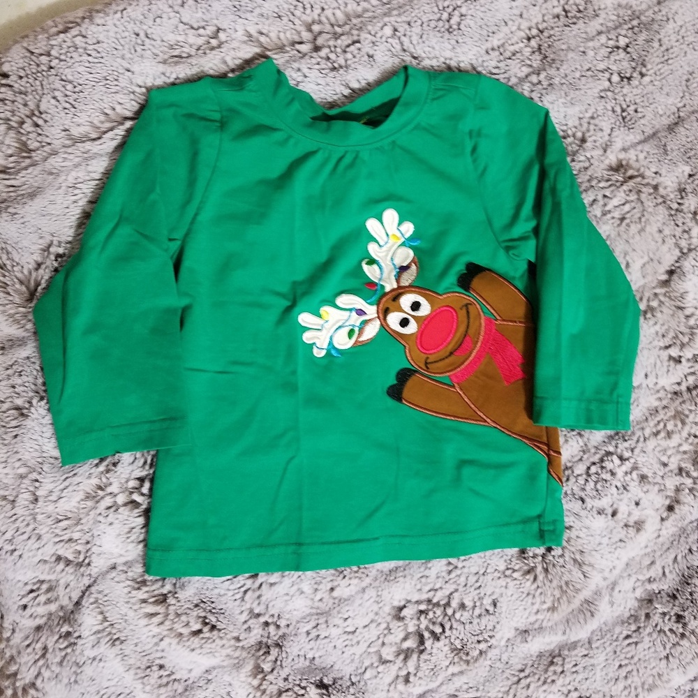 ⭐3 for $15⭐ Appliqued boys long sleeve shirt
